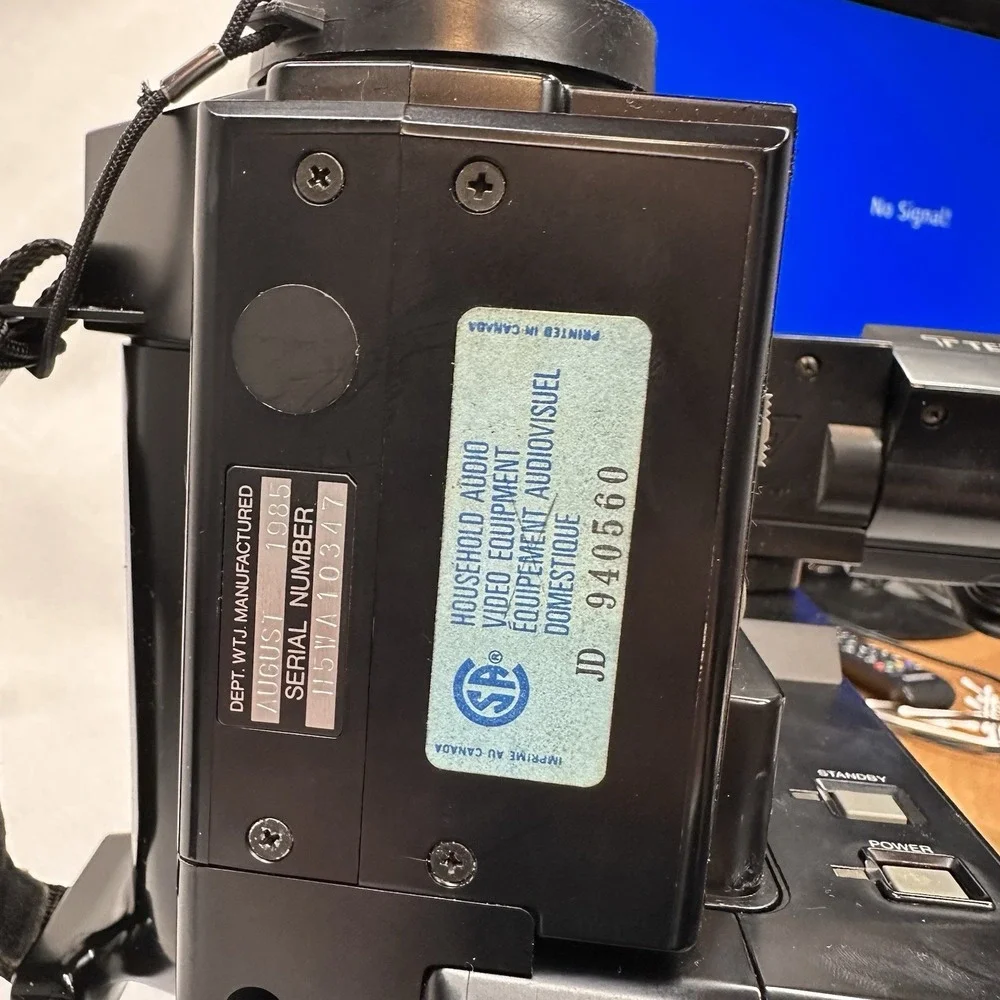 Teknika VHS Movie Camera Recording And Playback /camcorder Video Standard As Is